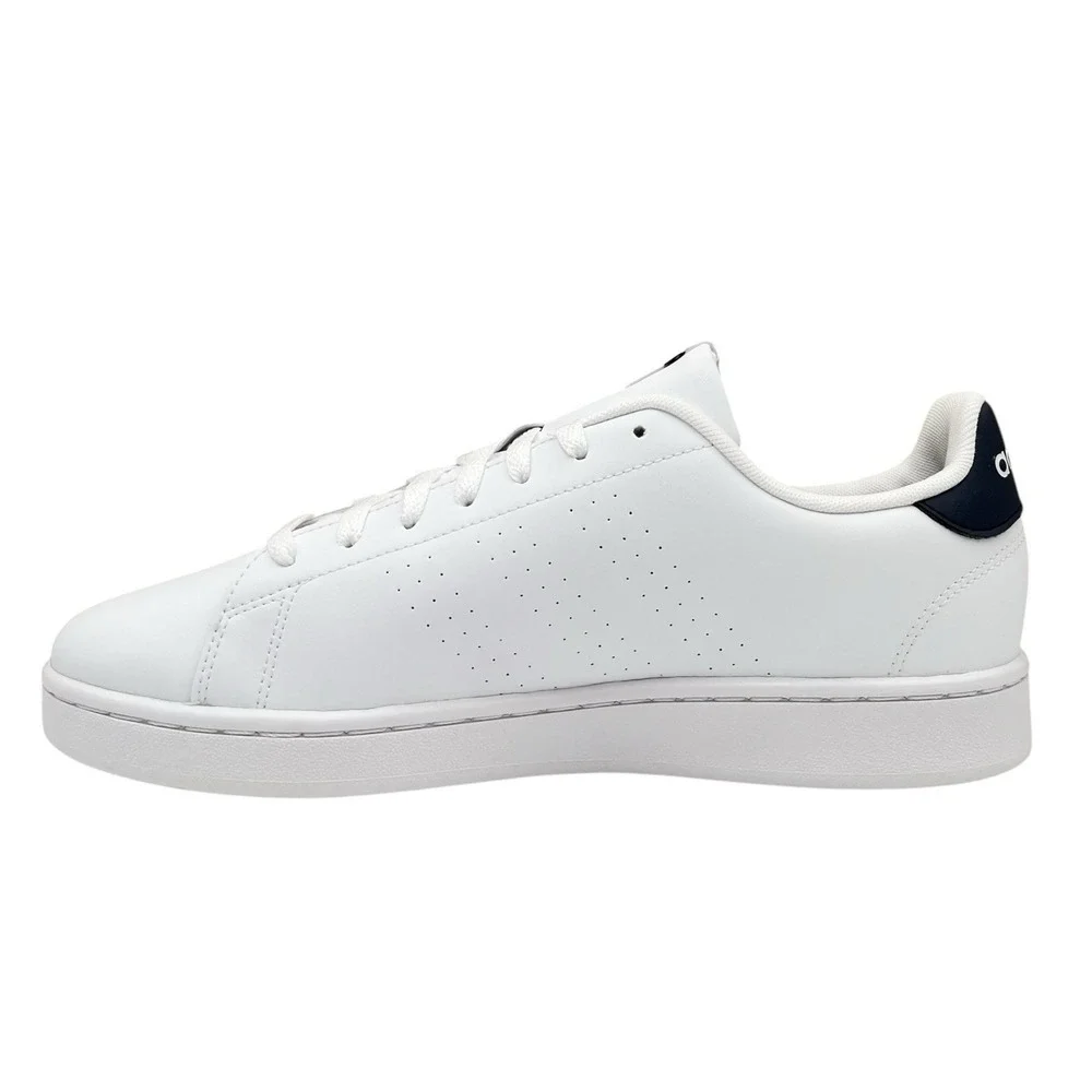 Adidas Advantage Mens Casual Classic Style Shoes Size 10 White/Ink Blue Sneakers